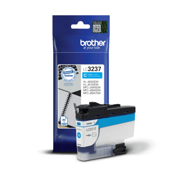 Cartouche d'encre Brother LC3237C - Cyan