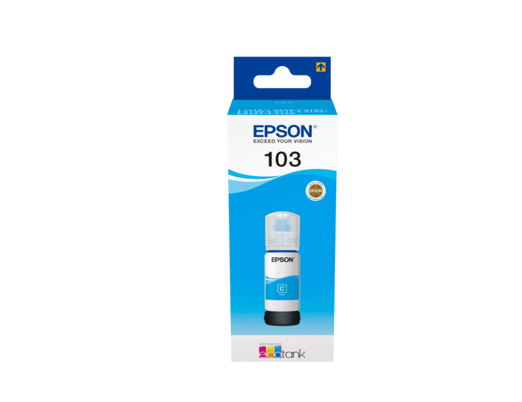 Bouteille Encre EPSON 103 - Cyan