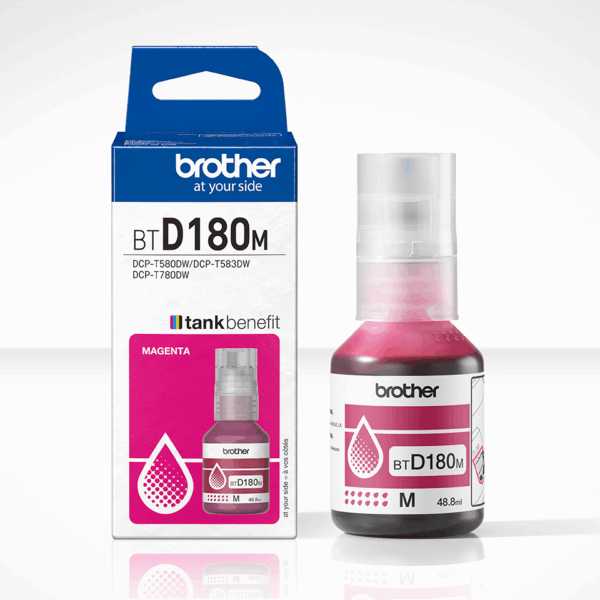 Bouteille Encre | BROTHER BTD180M - Magenta | (5000 pages)