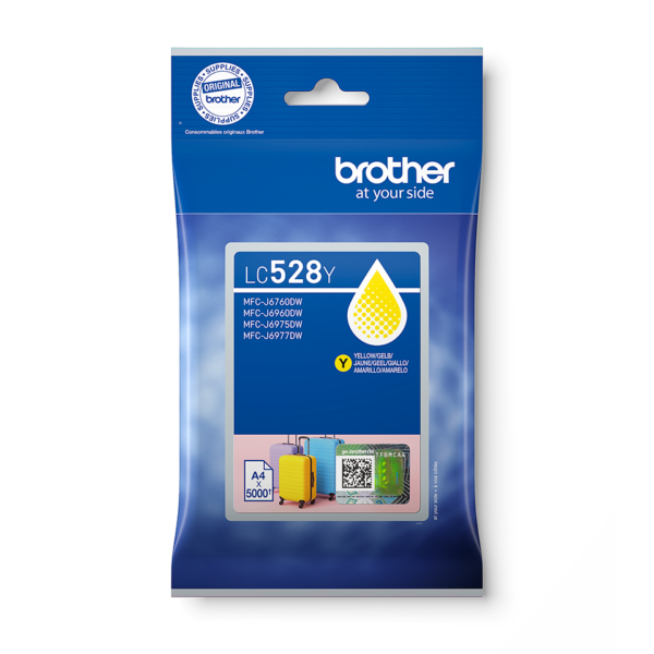 Cartouche d'encre Brother LC528Y - Jaune | (5000 pages)